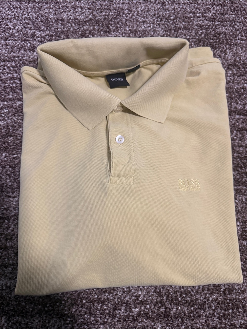 Boss Men's Beige Polo Shirt with Subtle Logo xl - Picture 6 of 7